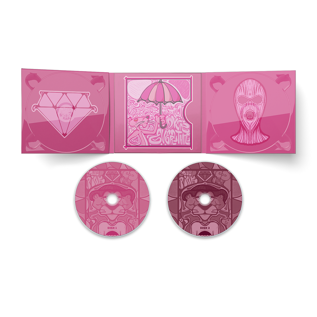 Mickey Diamond x Dj Hunter - The Pink Mixtape CD (Double Disc Digipak Pecue Design)