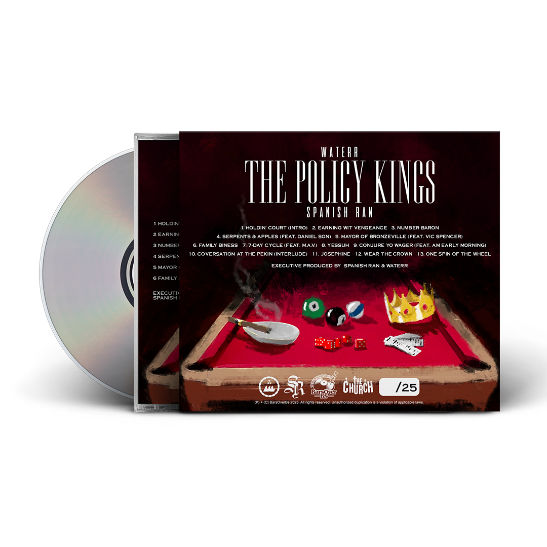 WateRR x Spanish Ran - The Policy Kings (Jewel Case CD With O Card)