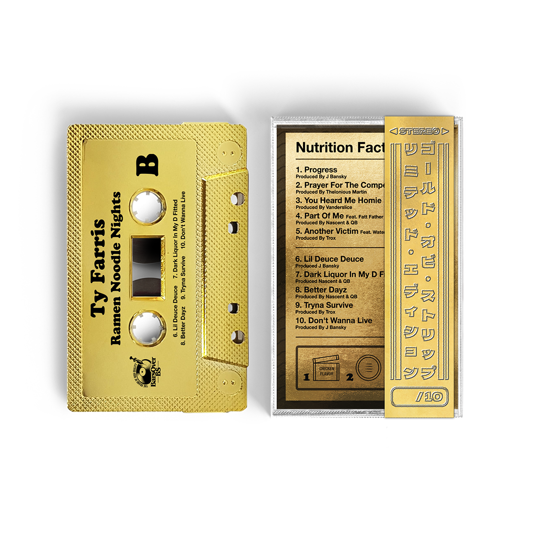 Ty Farris - Ramen Noodle Nights (Retro Gold Tape)(ONE PER PERSON)