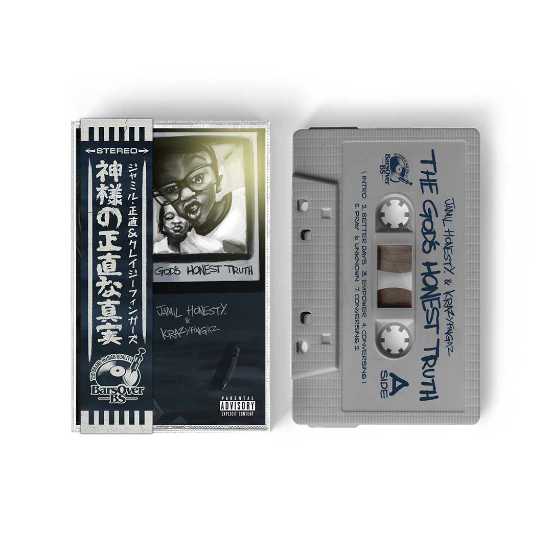 Jamil Honesty x KrazyFingaz - The Gods Honest Truth (Cassette Tape With Obi Strip)