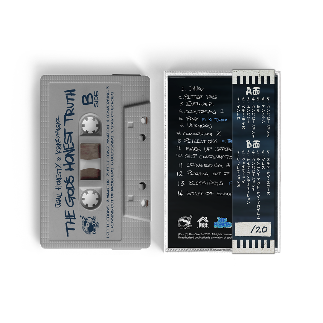 Jamil Honesty x KrazyFingaz - The Gods Honest Truth (Cassette Tape With Obi Strip)