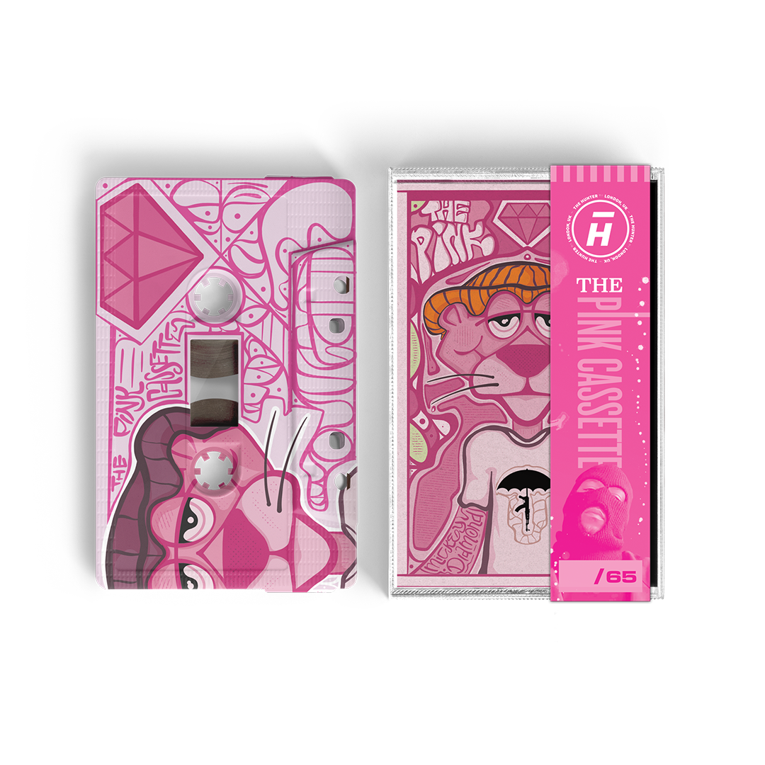 Mickey Diamond x Dj Hunter - The Pink Mixtape Cassette Tape (Pecue Design x Sober Design Edition)