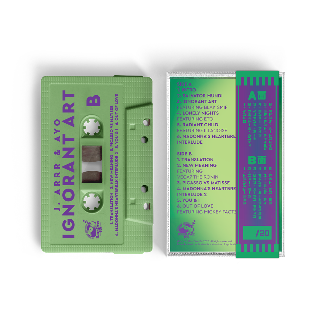 J.Arrr x Fabeyon x Ayo Shamir - Ignorant Art (Cassette Tape With Obi Strip)