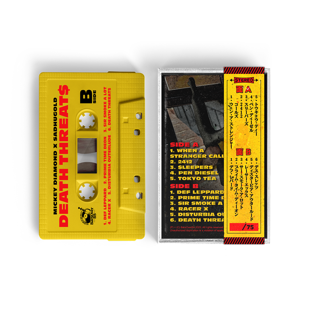 Mickey Diamond - Death Threats (Cassette Tape With Obi Strip)(1st 20 Orders Get Free Trading Card)