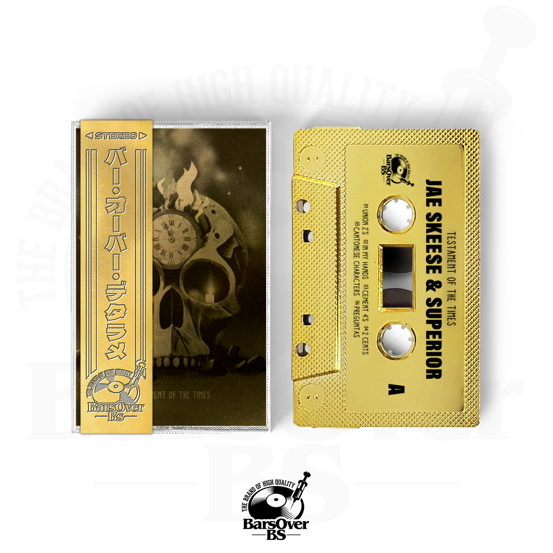 Jae Skeese x Superior - Testament Of The Times (Gold BarsOverBs Cassette Tape) (ONE PER PERSON/HOUSEHOLD)