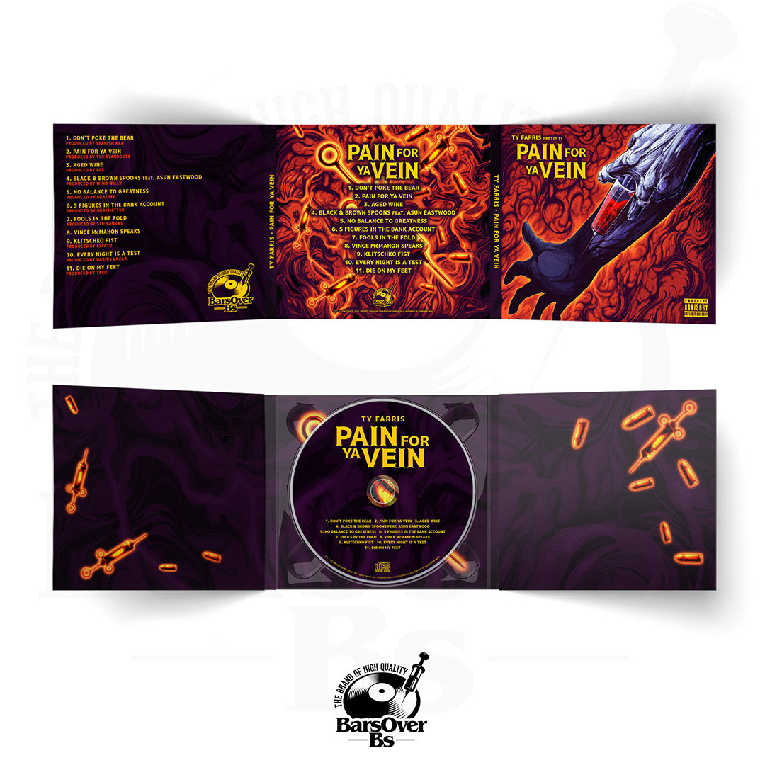 Ty Farris - Pain For Ya Vein (6 Page Panel Digipak Compact Disc With Obi Strip)