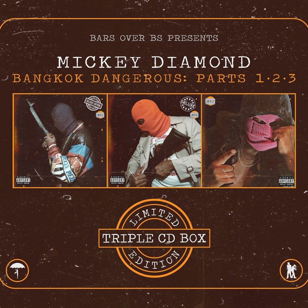 Mickey Diamond - Bangkok Dangerous Triple Disc – BarsOverBS Records
