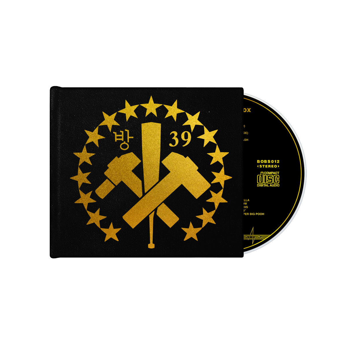 Ty Farris x Trox - "Room 39 Part 1" Velvet Storybook Cover CD With Gold Metallic Printing