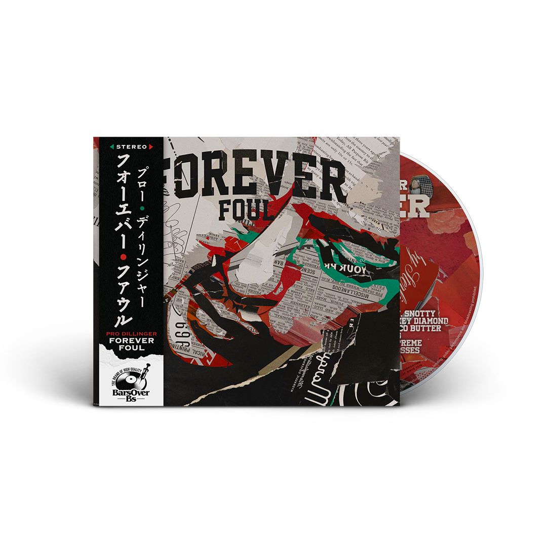 Pro Dillinger - Forever Foul (6 Page Panel Digipak CD's)