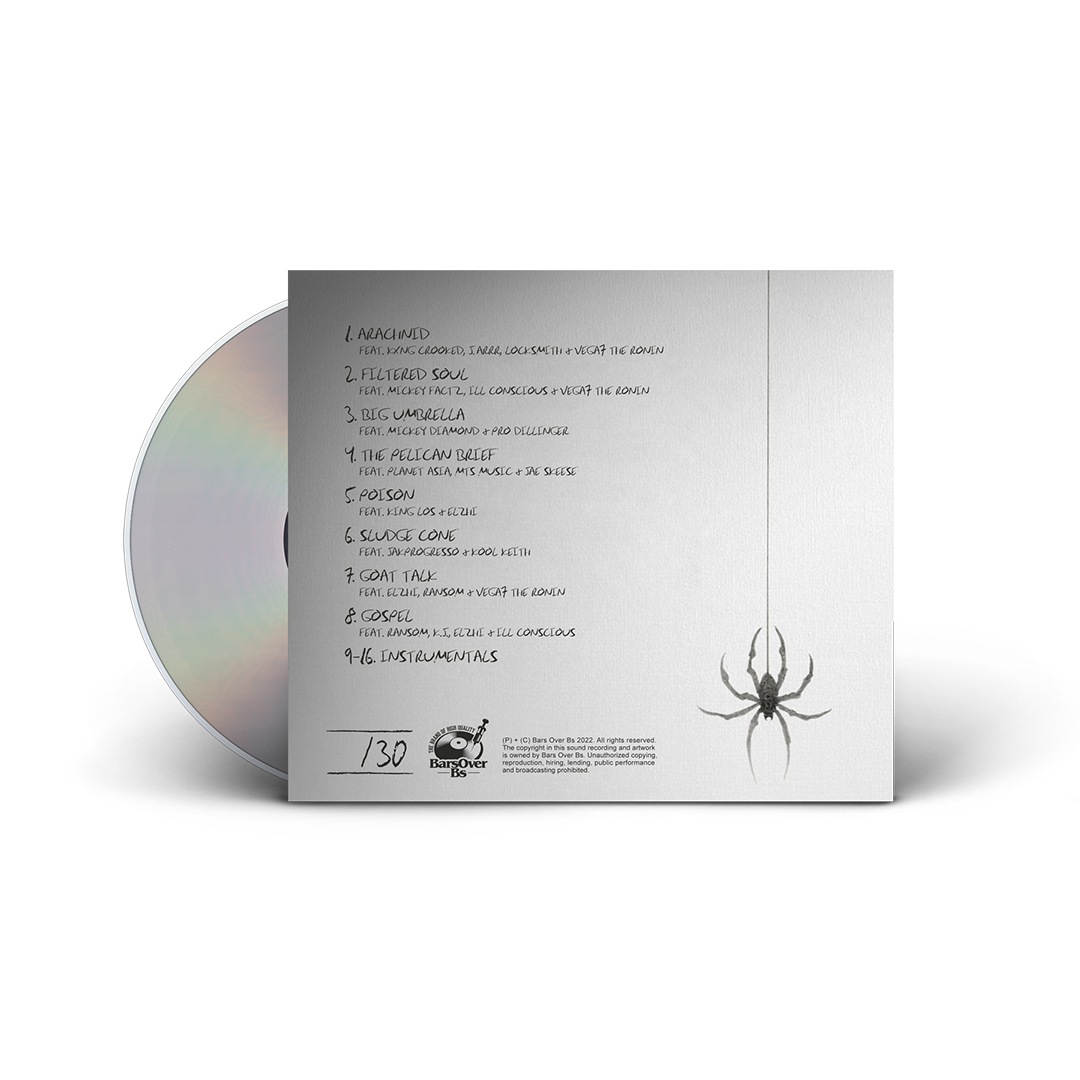 Aloeight - Arachnid (Digipak CD) (Comes With Instrumentals!)