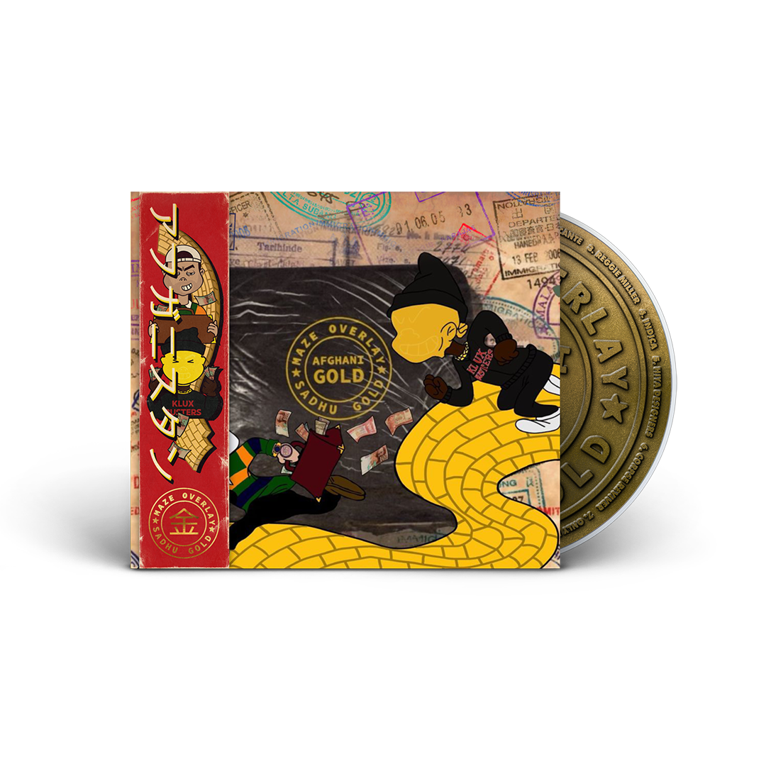 Maze Overlay x Sadhugold - Afghani Gold (Digipak CD With Obi Strip) (Bonus Track Feat. Roc Marci Produced By WahrSeason)