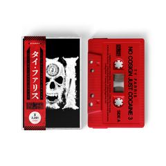 Ty Farris - No Cosign Just Cocaine 3 Full Colored Cassette with Obi Strip