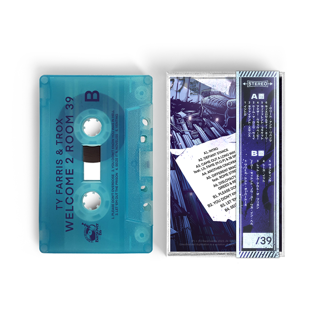 Ty Farris x Trox - Welcome 2 Room 39 (Cassette Tape With Obi Strip)