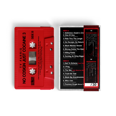 Ty Farris - No Cosign Just Cocaine 3 Full Colored Cassette with Obi Strip