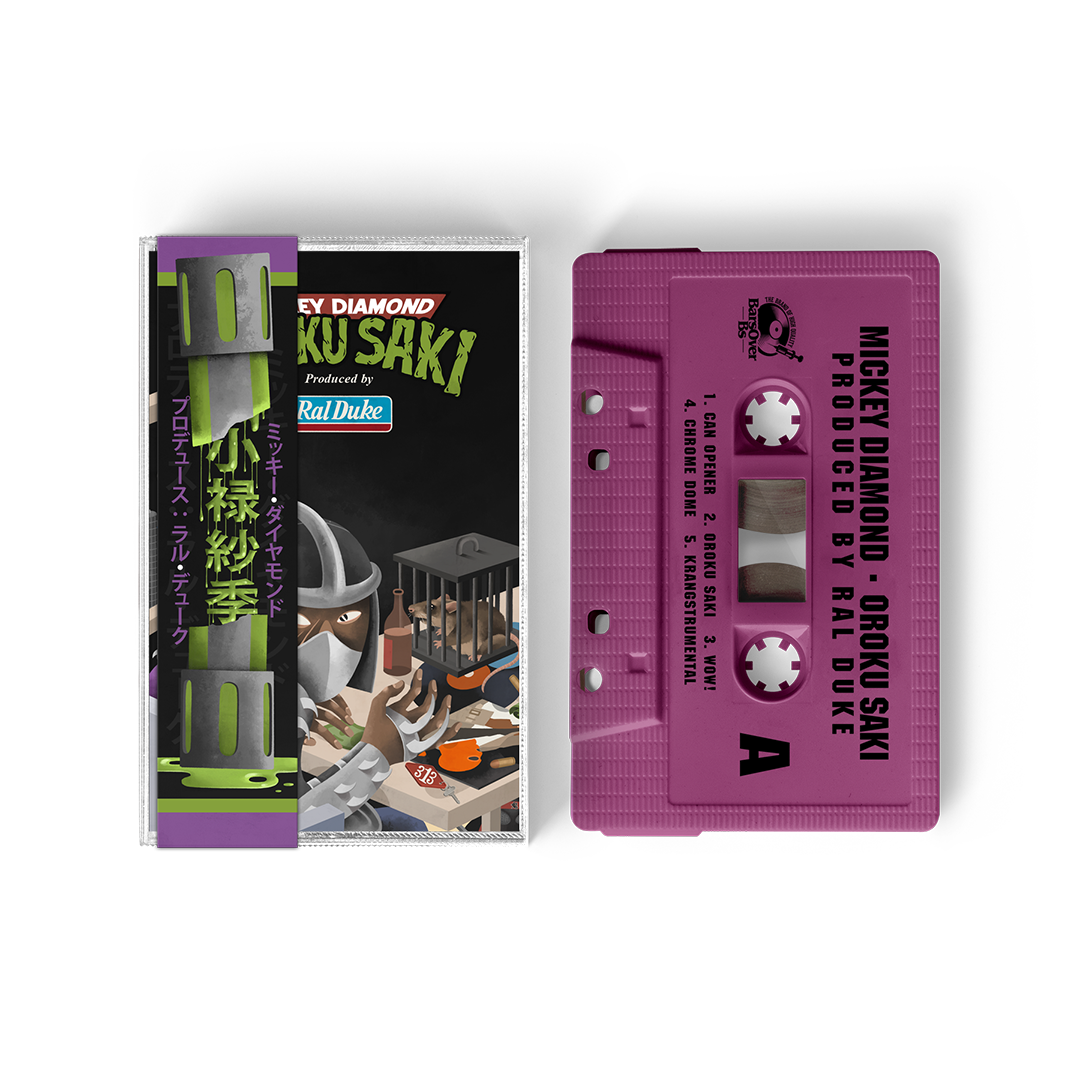 Mickey Diamond x Ral Duke - Oroku Saki Cassette Tape + Obi Strip (Donatello Edition)