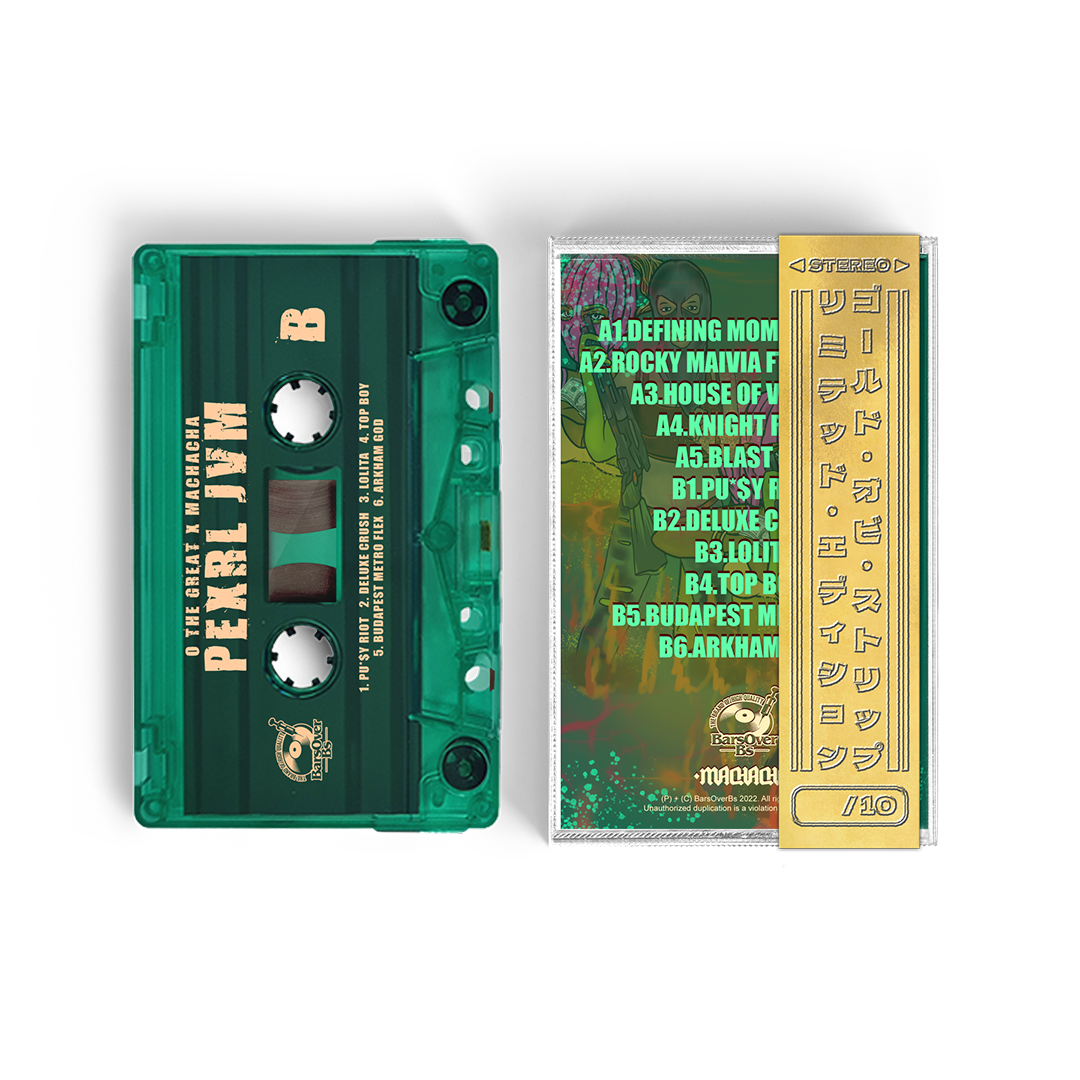 O The Great x Machacha - Pexrl Jvm (Cassette Tape With GOLD BarsOverBs Obi Strip)(ONE PER CUSTOMER)