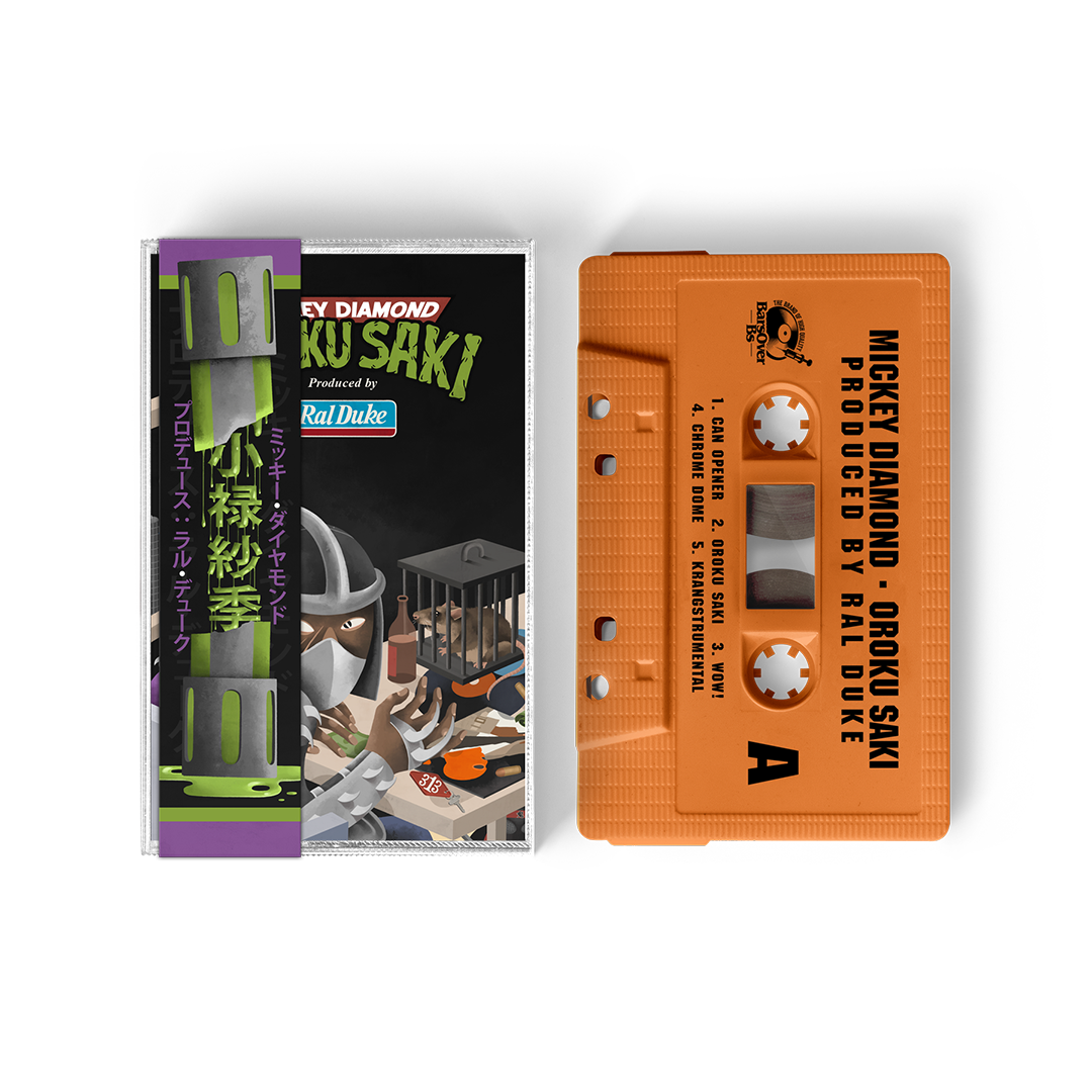 Mickey Diamond x Ral Duke - Oroku Saki Cassette Tape + Obi Strip (Michelangelo Edition)