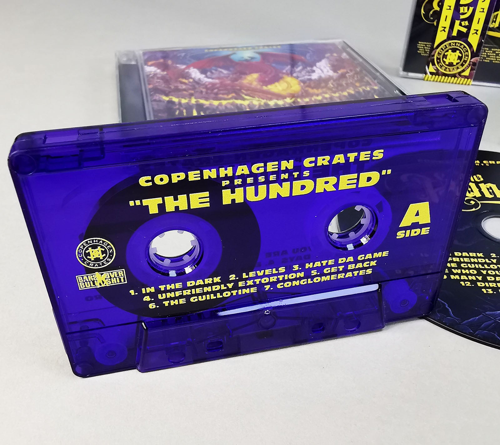 The Hundred Cassette (Copenhagen Crates x BarsOverBs Merch Collab)